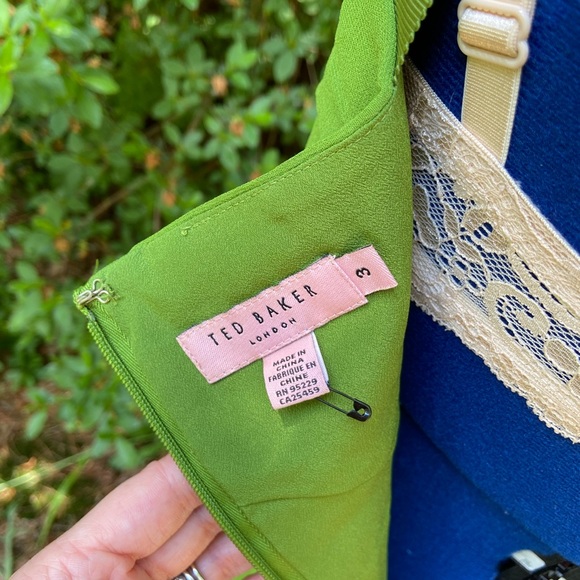 Ted Baker Green Knot Style Tank Dress - Picture 7 of 7